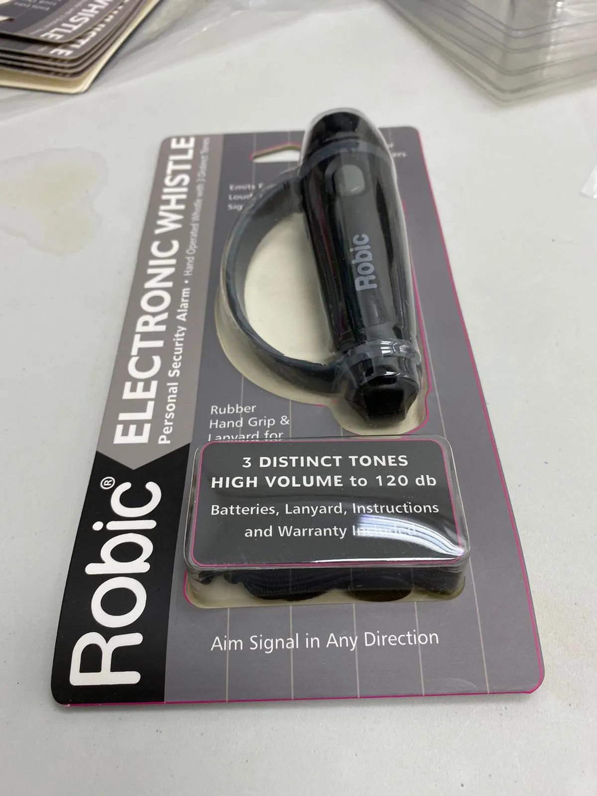 Robic M619 Electronic Three Tone Whistle and Personal Security Alarm