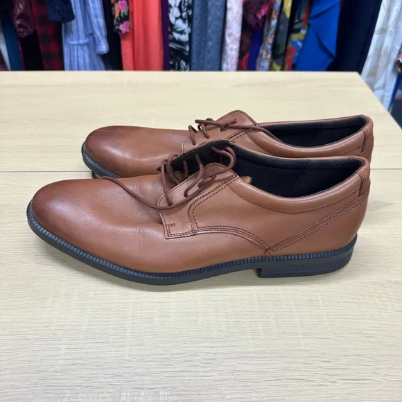 Rockport Men's Dressports Premium Plain Toe Oxford Size 13 EUC