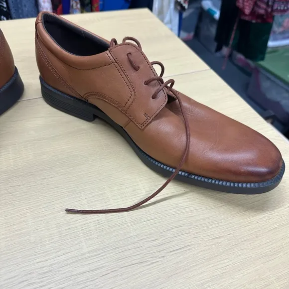 Rockport Men's Dressports Premium Plain Toe Oxford Size 13 EUC
