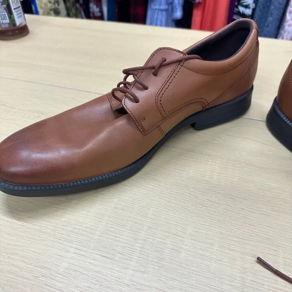 Rockport Men's Dressports Premium Plain Toe Oxford Size 13 EUC