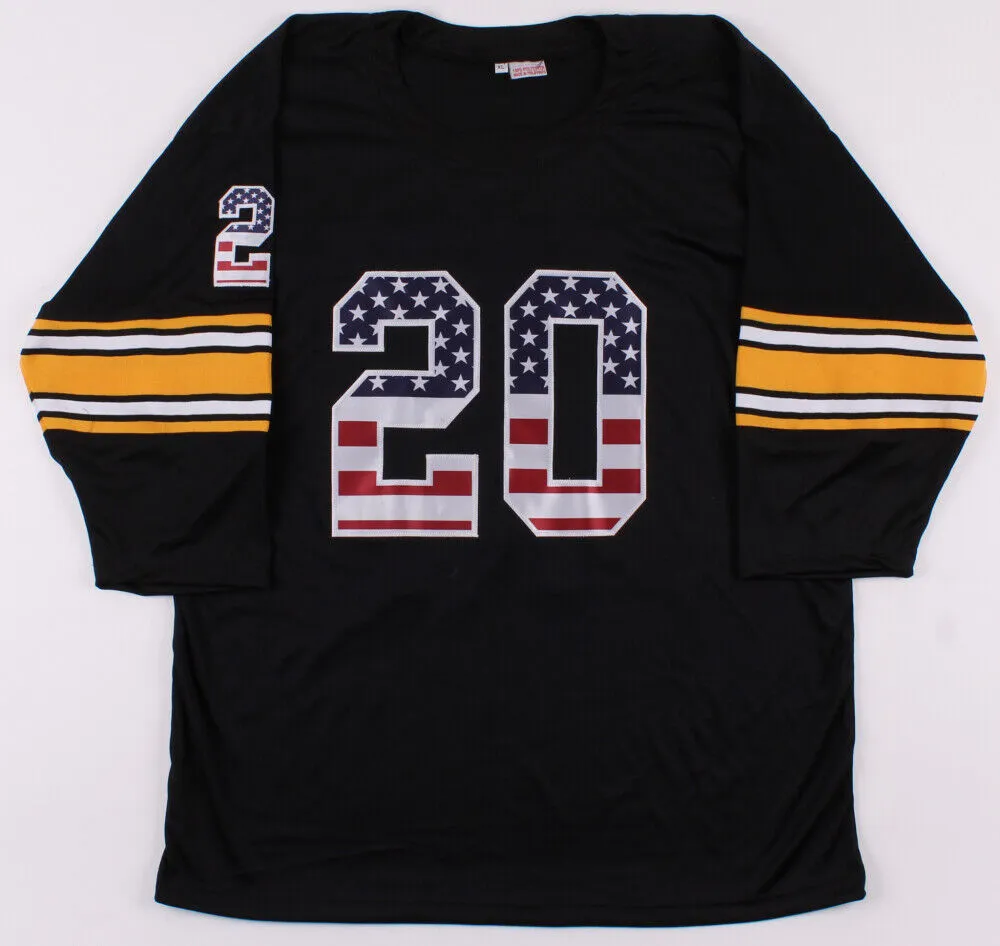 Rocky Bleier Signed Pittsburgh Steelers "American Flag" Jersey (TSE COA)