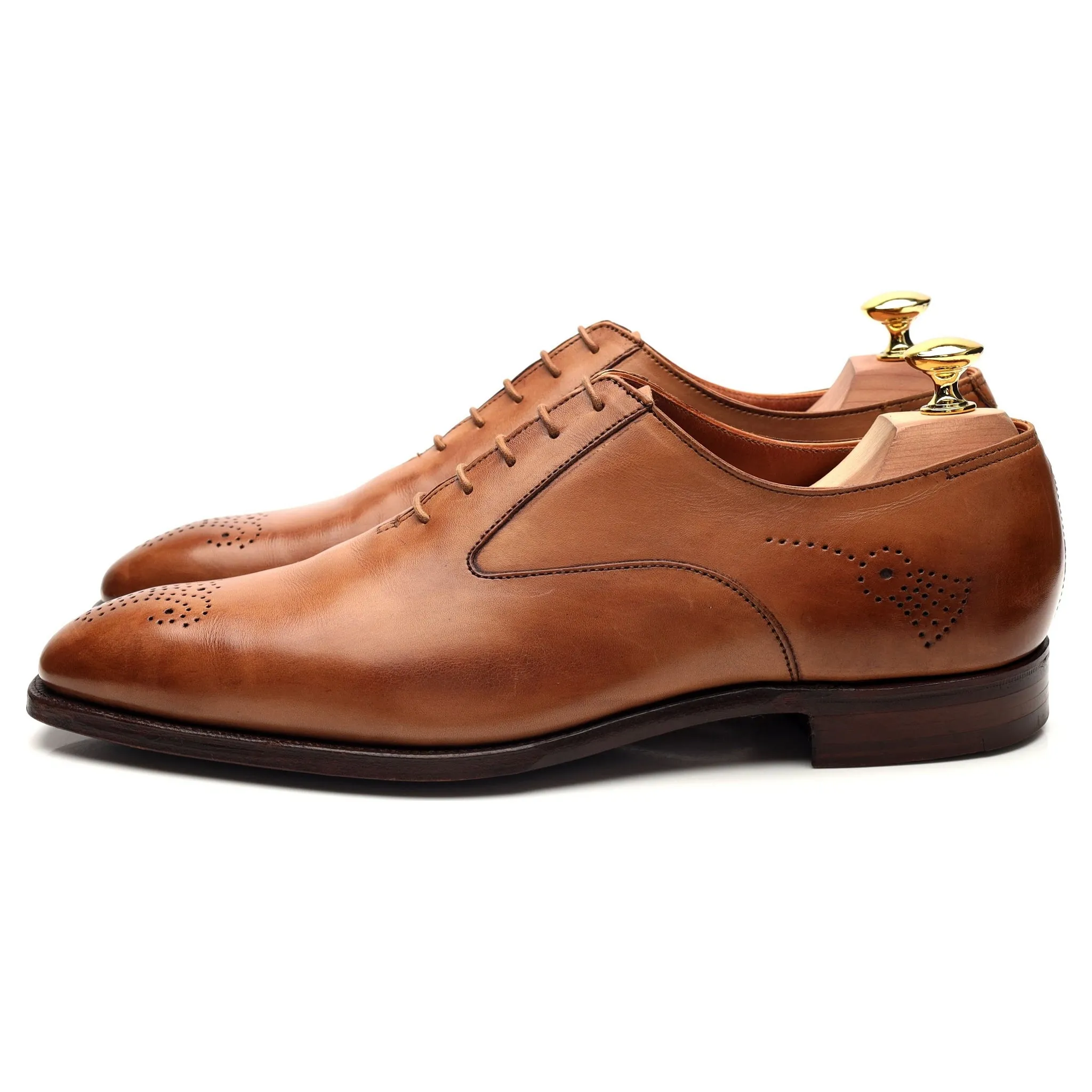 'Rosemoor' Tan Brown Leather Oxford UK 7.5 E