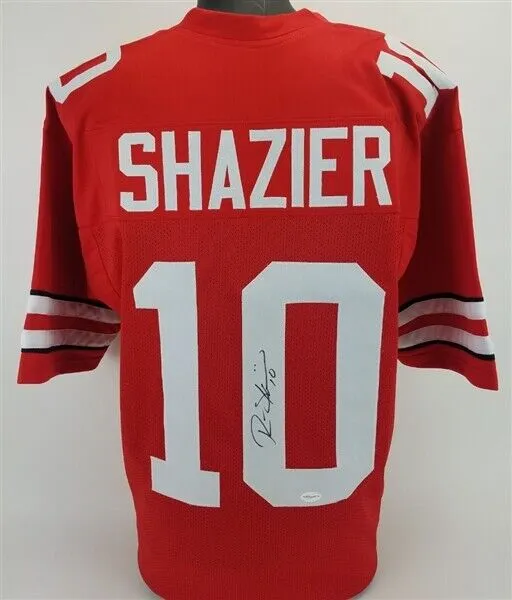 Ryan Shazier Signed Ohio State Buckeyes Red Jersey (TSE COA) Inside Linebacker