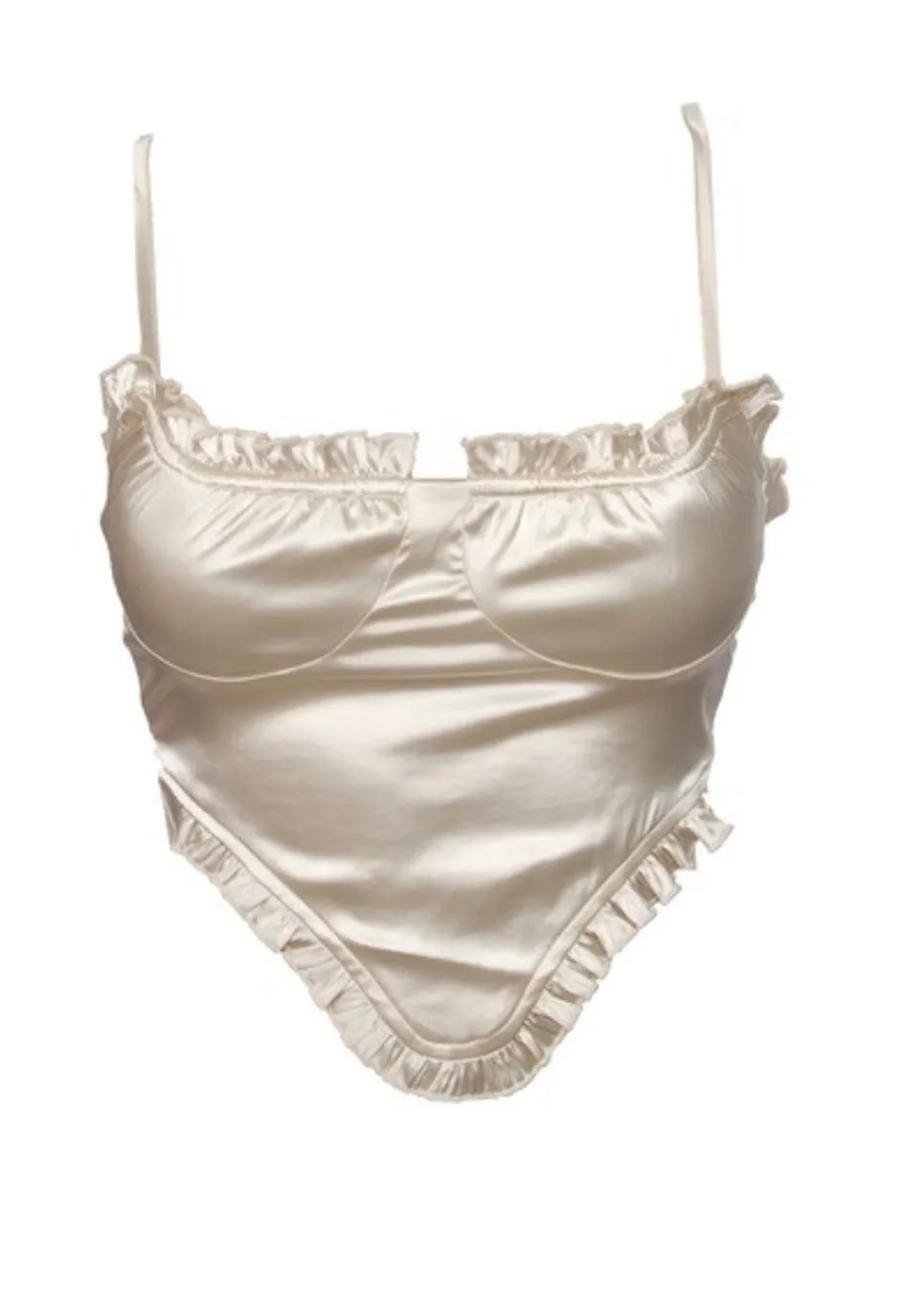 SATIN CAMI WITH ADJUSTABLE STRAPS