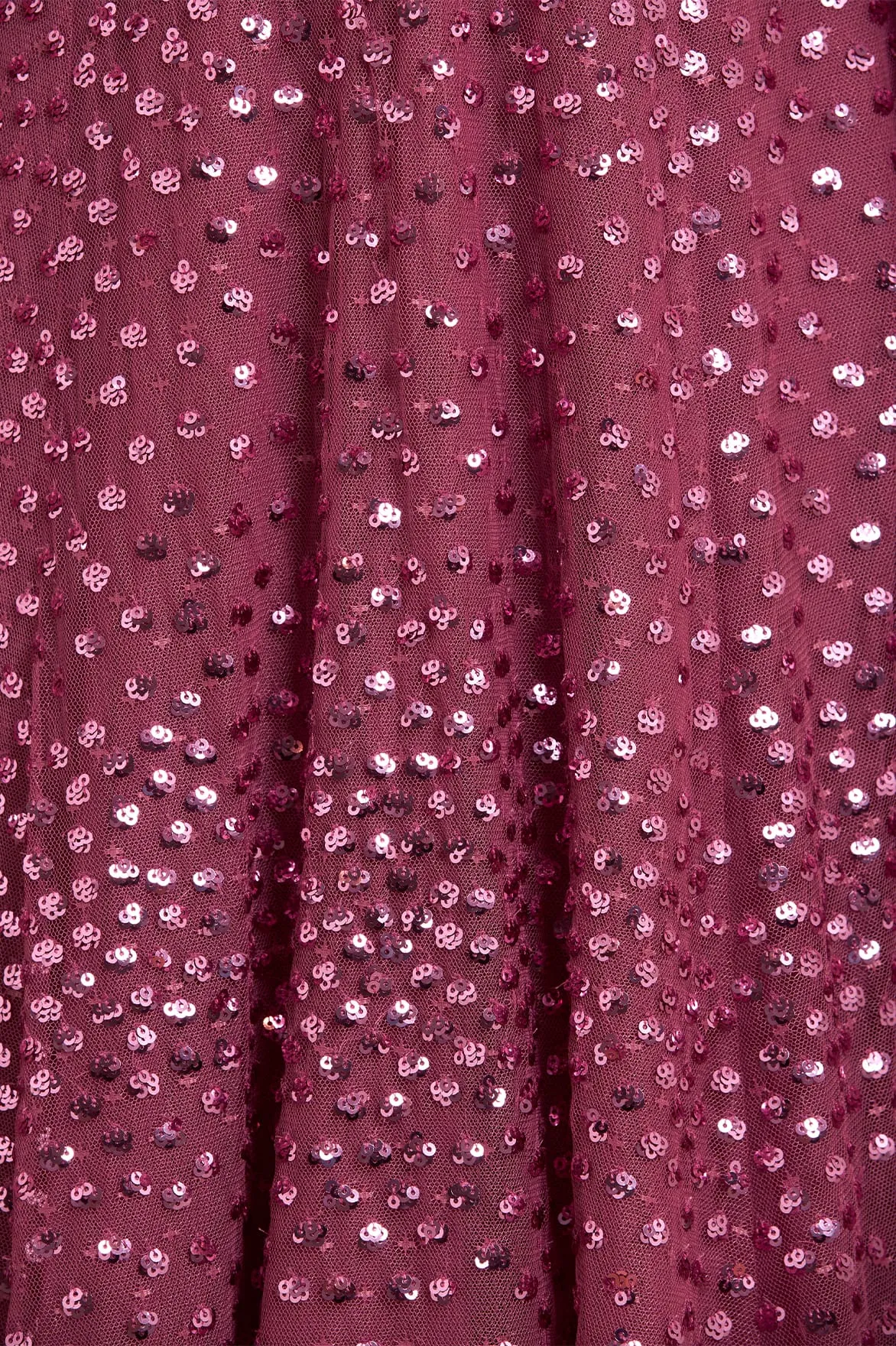 Scatter Dot Cape Ankle Gown