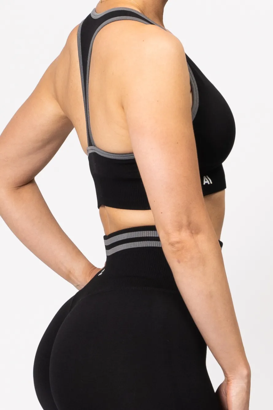 Serena Seamless Sports Bra Black