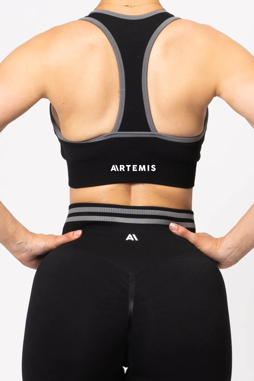 Serena Seamless Sports Bra Black
