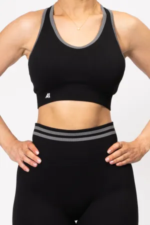 Serena Seamless Sports Bra Black
