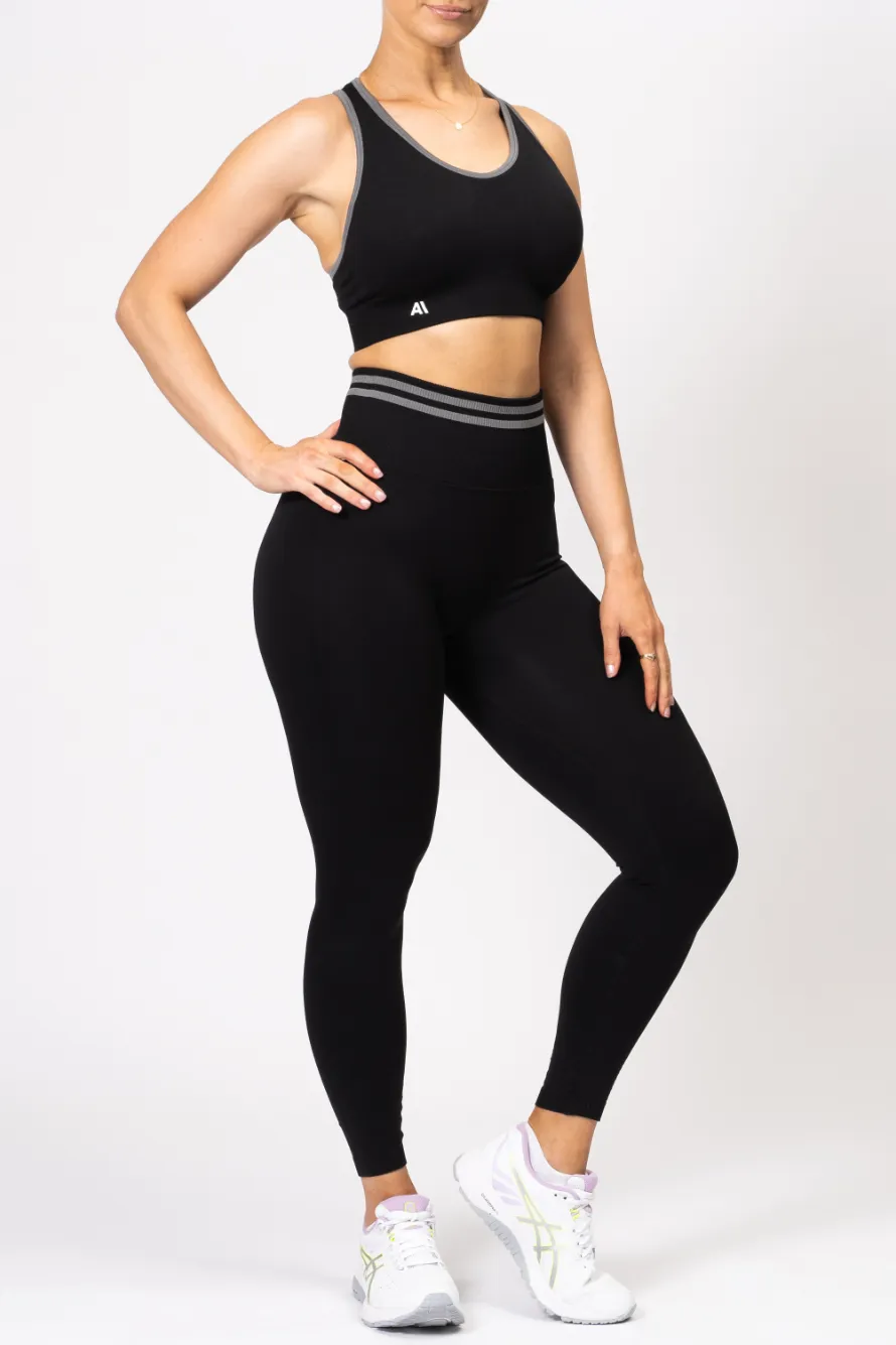 Serena Seamless Sports Bra Black