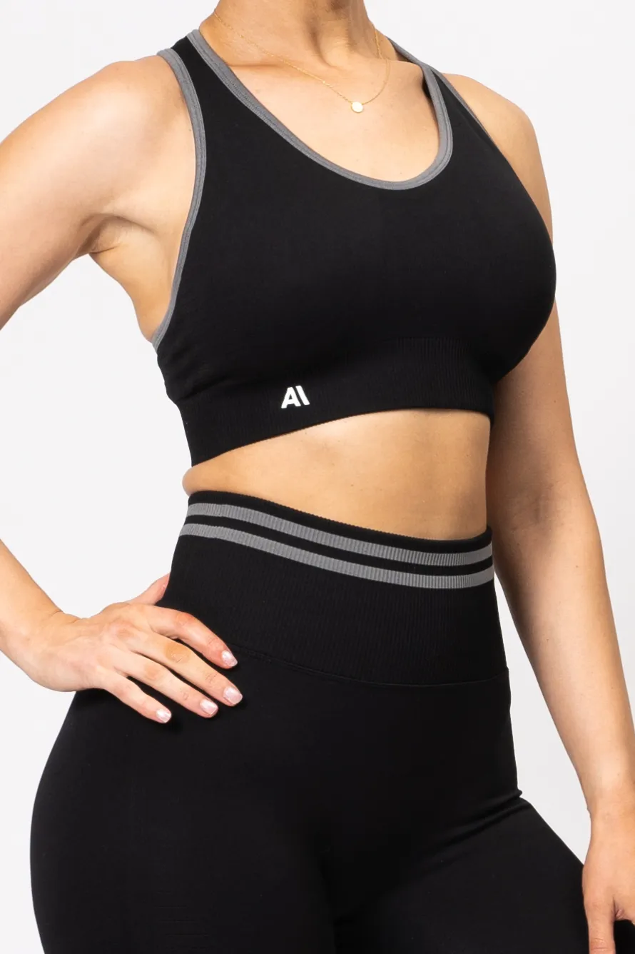 Serena Seamless Sports Bra Black