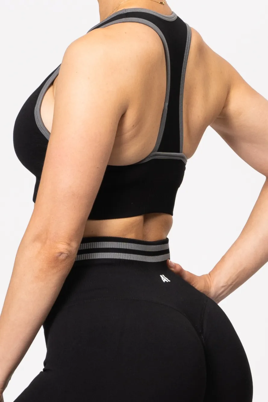 Serena Seamless Sports Bra Black