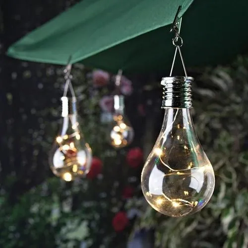Set of 5 Waterproof LED Hanging Lights