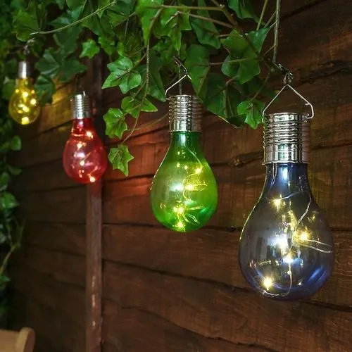 Set of 5 Waterproof LED Hanging Lights