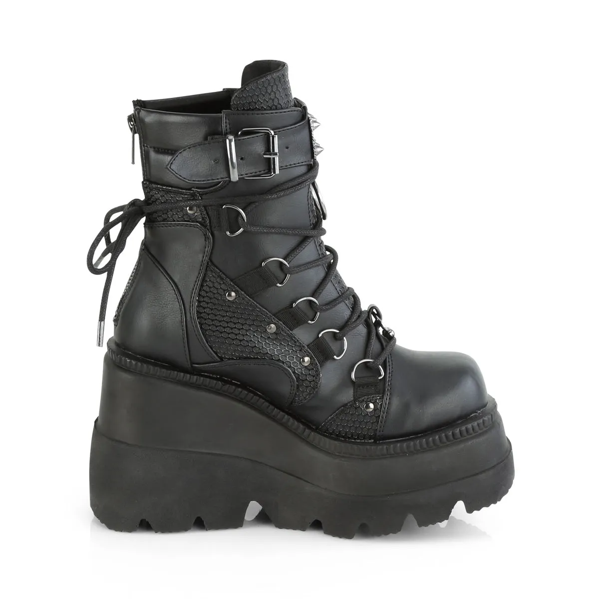 SHAKER-60  Black Vegan Leather