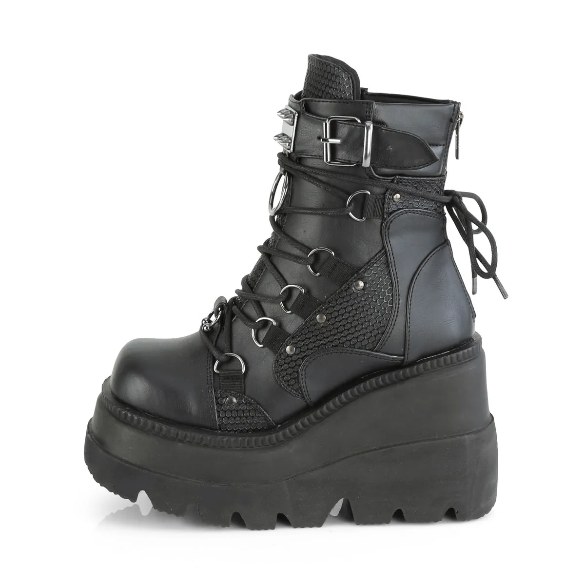 SHAKER-60  Black Vegan Leather