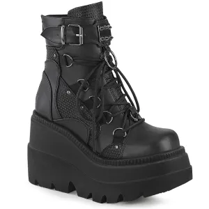 SHAKER-60  Black Vegan Leather