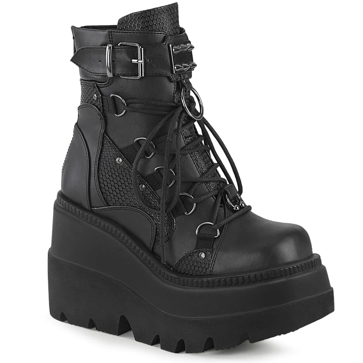 SHAKER-60  Black Vegan Leather