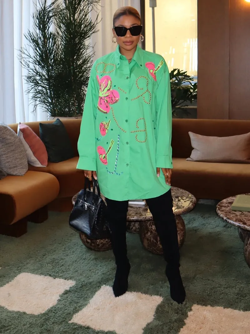 Sheila Shirt Dress (S-L)