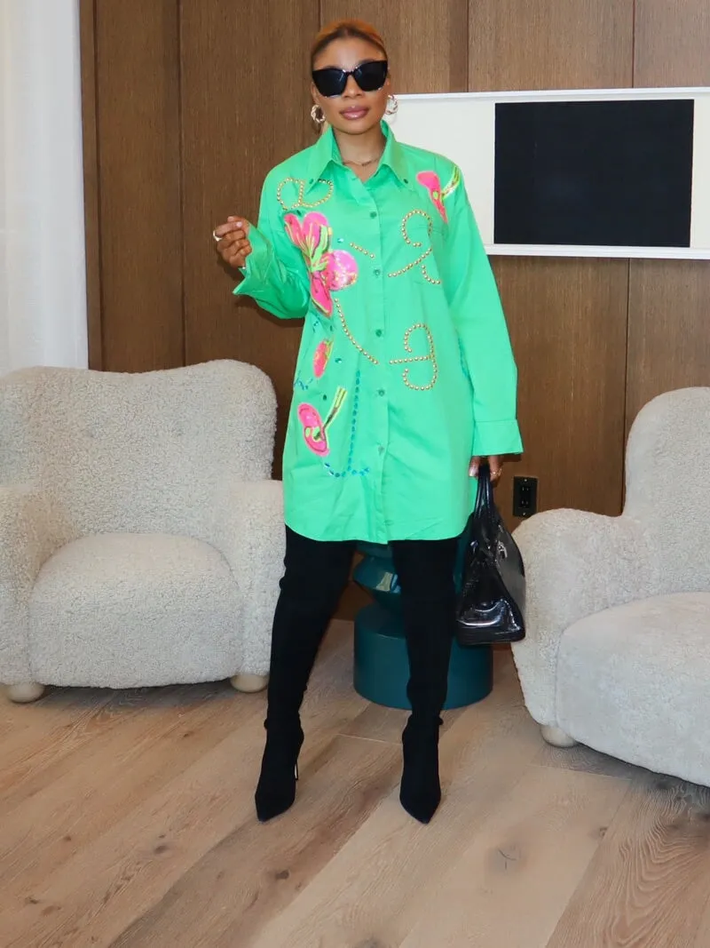 Sheila Shirt Dress (S-L)