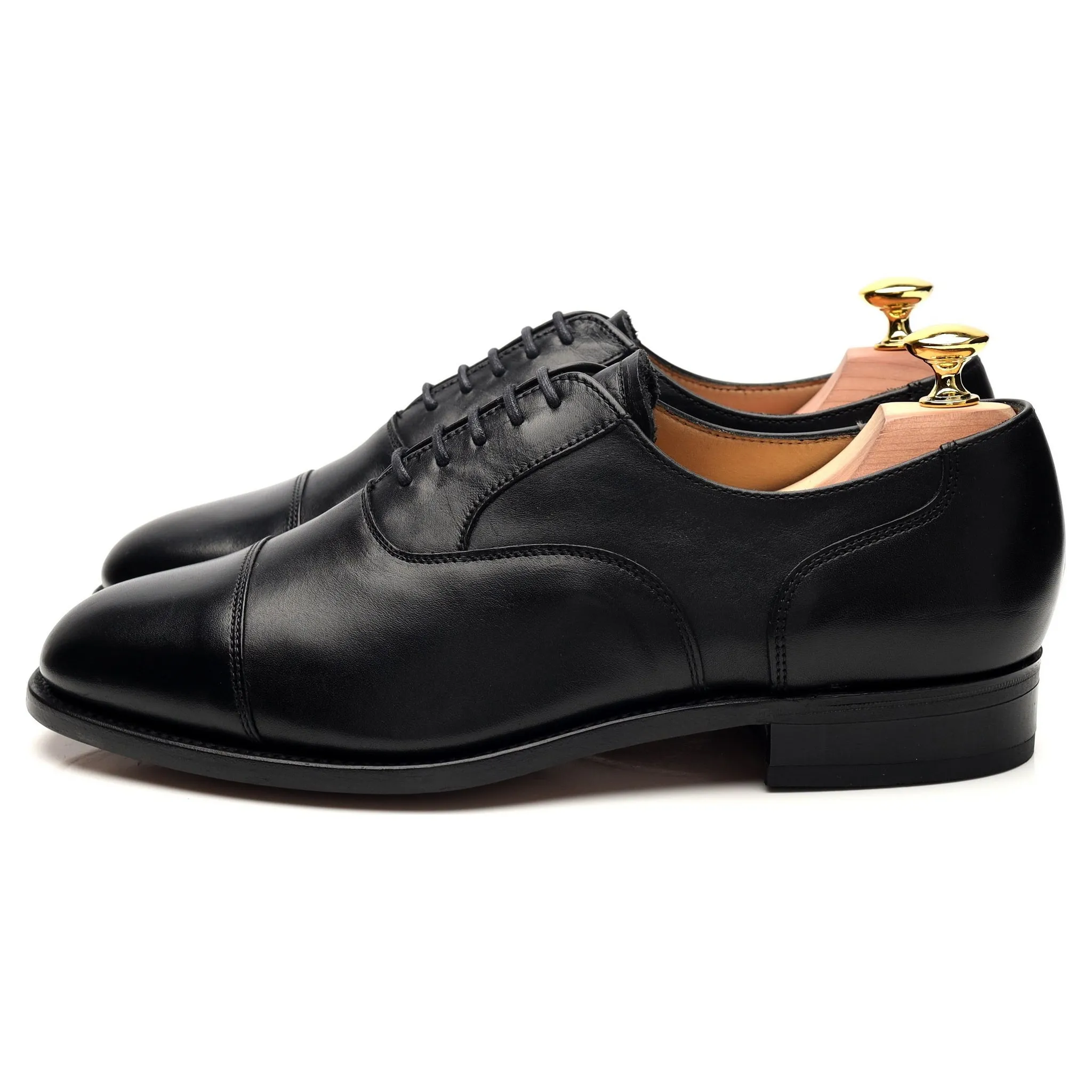 Shipton & Heneage 'Midhurst' Black Leather Oxford UK 7.5