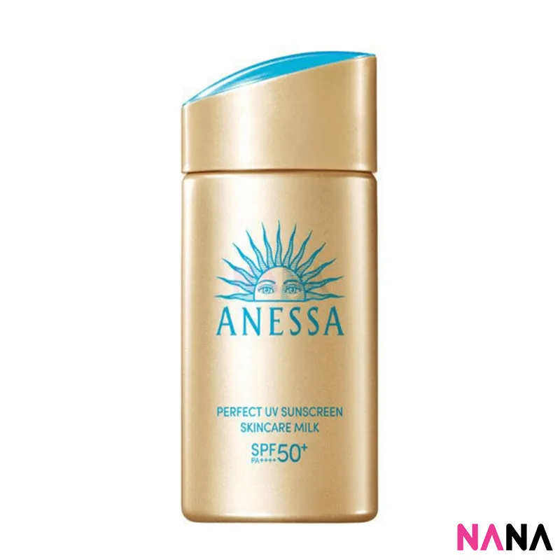 Shiseido Anessa Perfect UV Sunscreen Skincare Milk SPF50  PA     90ml - Gold