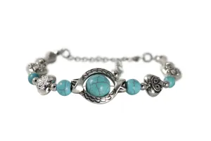 Silver Bangle x Charms