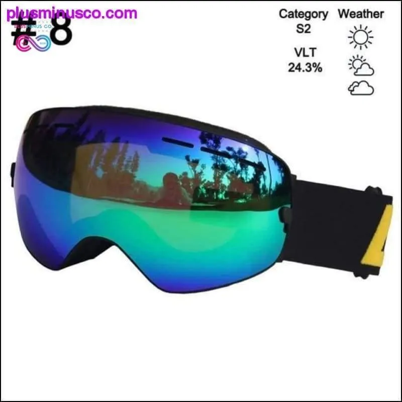 Ski Glasses & Snowboarding Goggles Eyewear Double Layers
