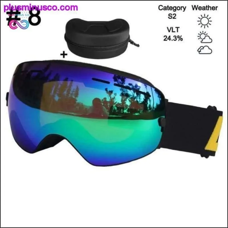 Ski Glasses & Snowboarding Goggles Eyewear Double Layers