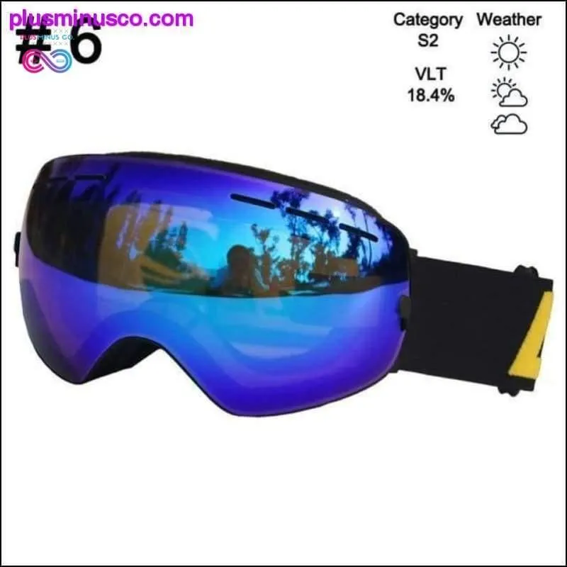 Ski Glasses & Snowboarding Goggles Eyewear Double Layers