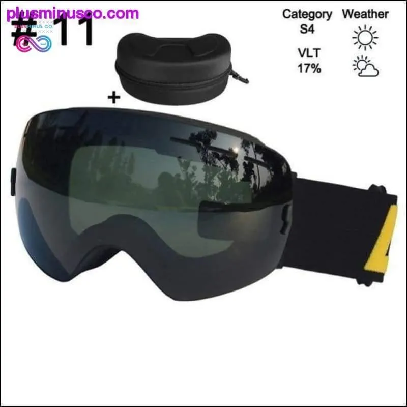 Ski Glasses & Snowboarding Goggles Eyewear Double Layers