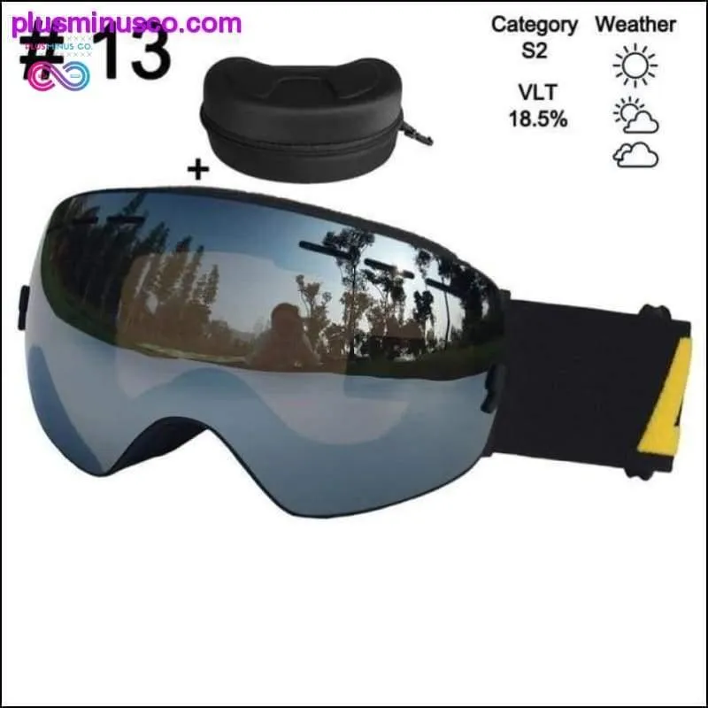 Ski Glasses & Snowboarding Goggles Eyewear Double Layers