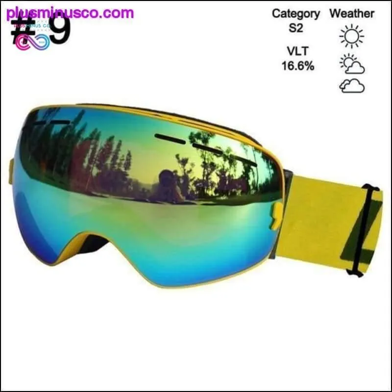 Ski Glasses & Snowboarding Goggles Eyewear Double Layers