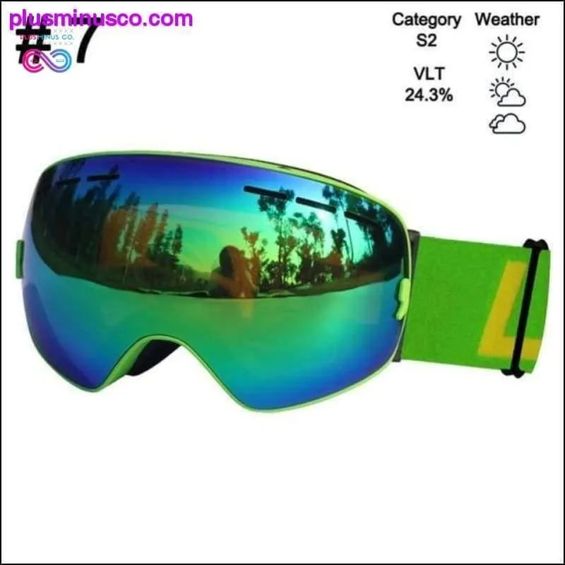 Ski Glasses & Snowboarding Goggles Eyewear Double Layers