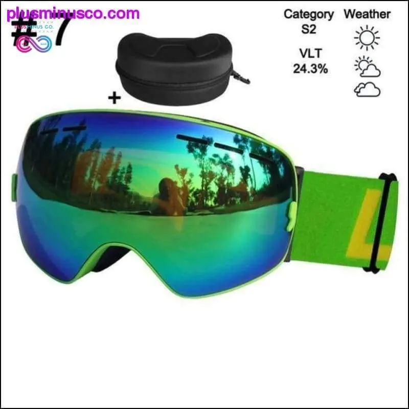 Ski Glasses & Snowboarding Goggles Eyewear Double Layers