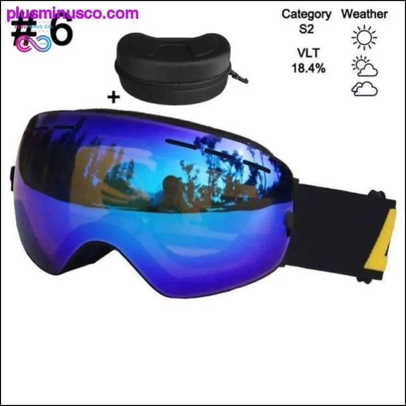 Ski Glasses & Snowboarding Goggles Eyewear Double Layers