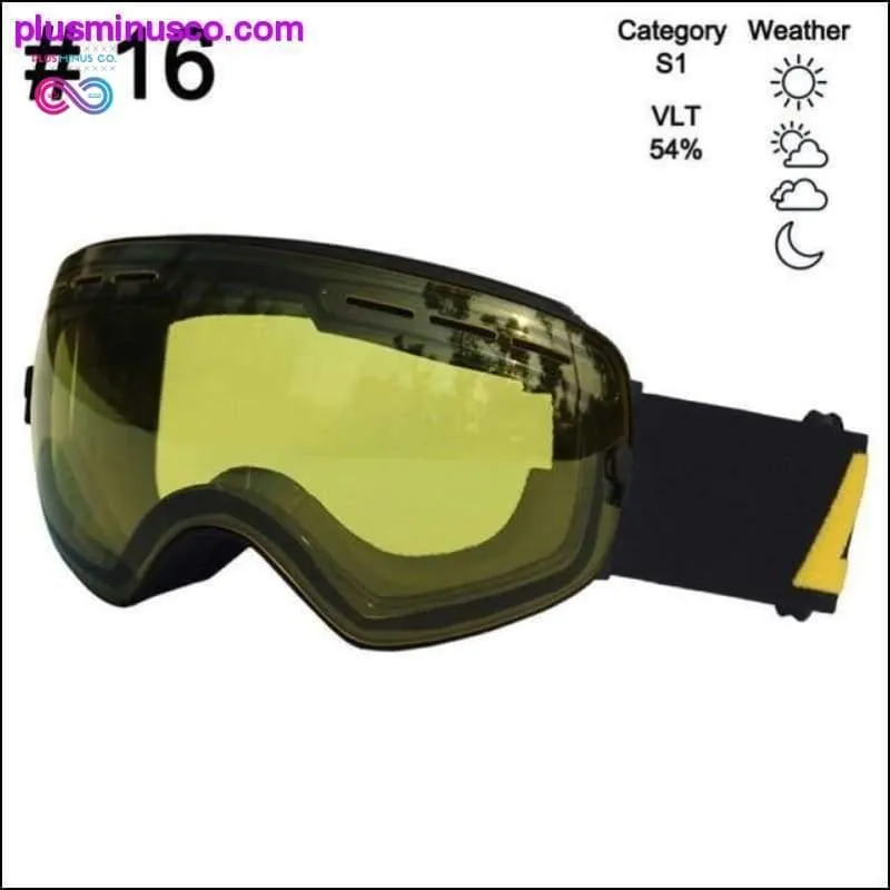 Ski Glasses & Snowboarding Goggles Eyewear Double Layers
