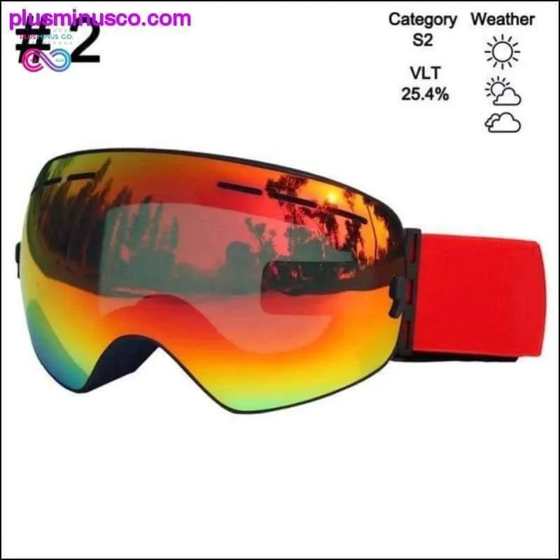 Ski Glasses & Snowboarding Goggles Eyewear Double Layers