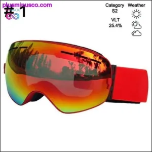 Ski Glasses & Snowboarding Goggles Eyewear Double Layers
