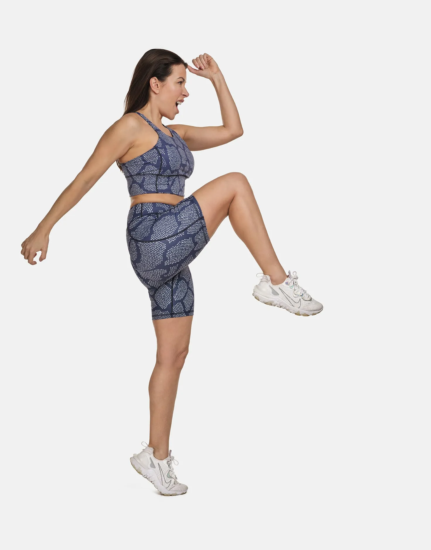 Snake Print Cycling Shorts