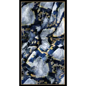 SNAKE SKIN OBLONG SCARF