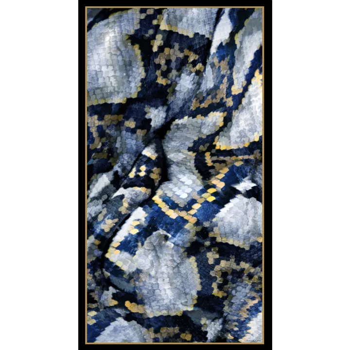 SNAKE SKIN OBLONG SCARF