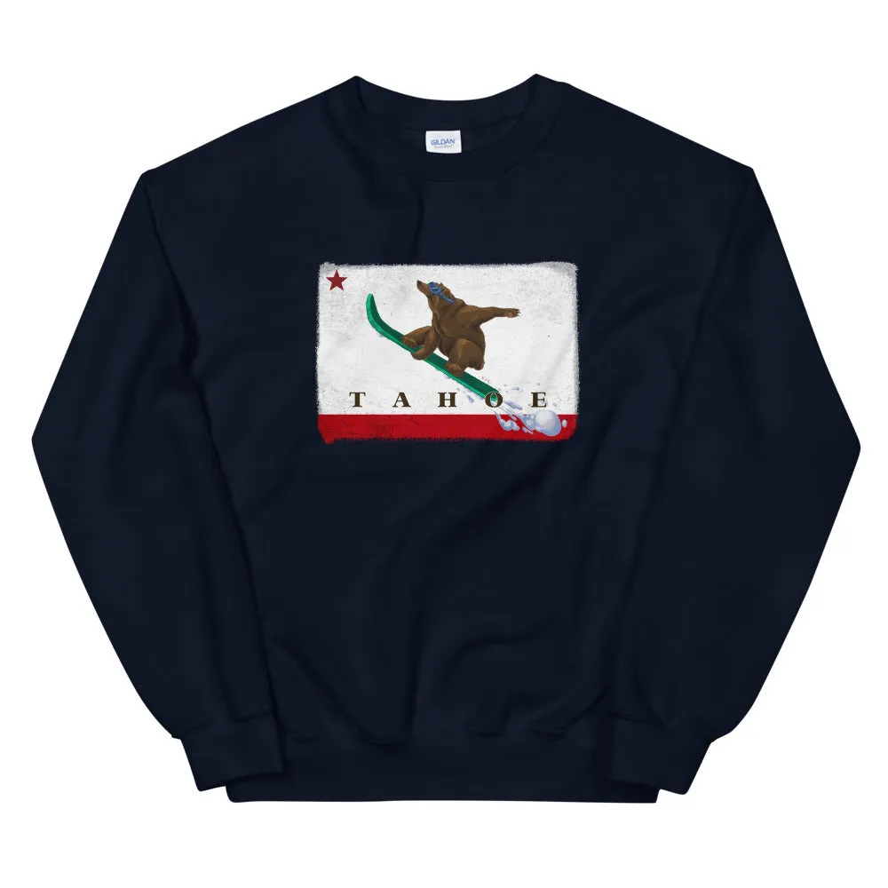 Snowboarding Grizzly Tahoe Sweatshirt