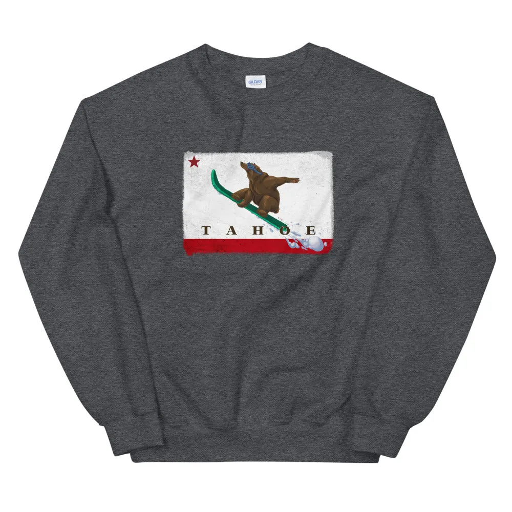 Snowboarding Grizzly Tahoe Sweatshirt