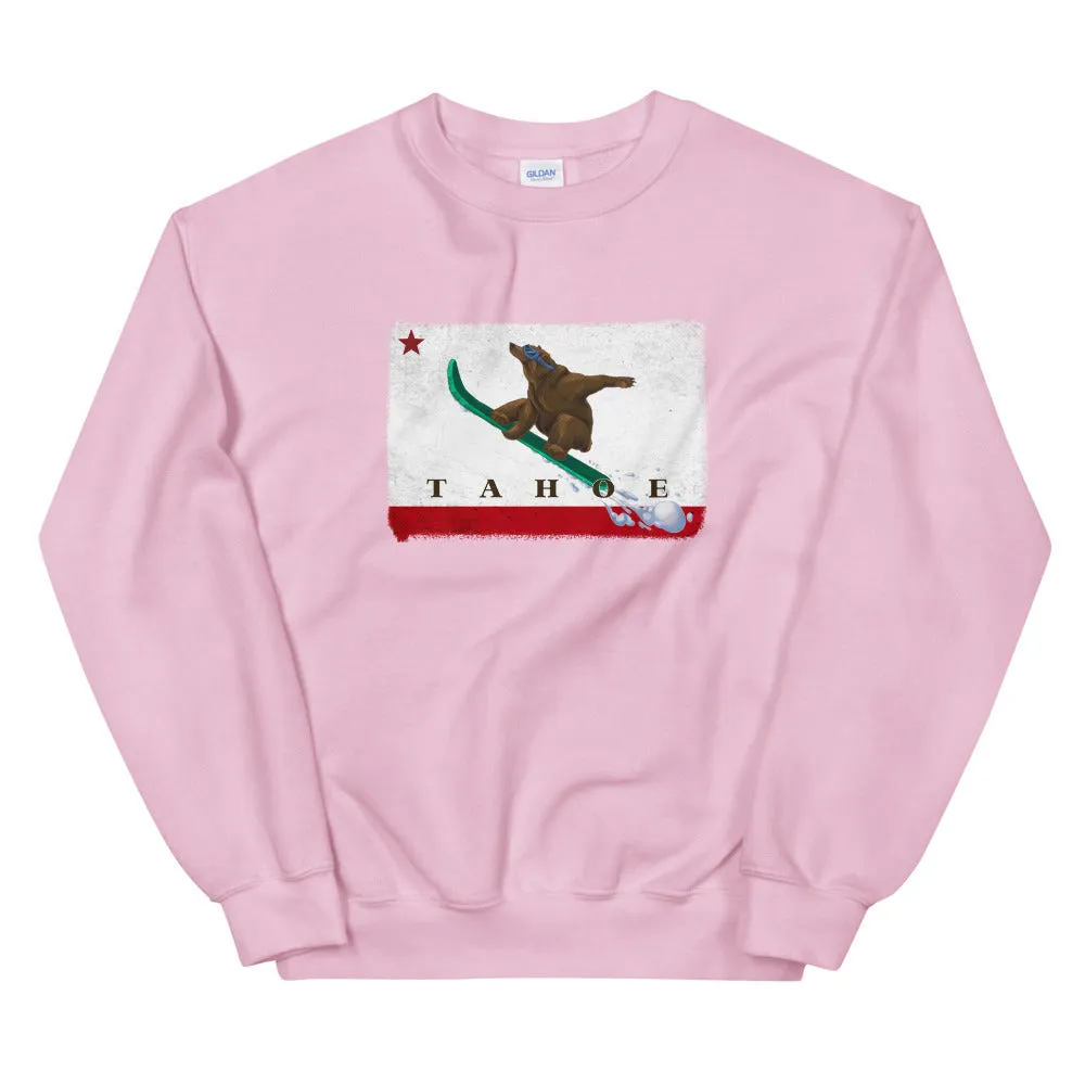 Snowboarding Grizzly Tahoe Sweatshirt