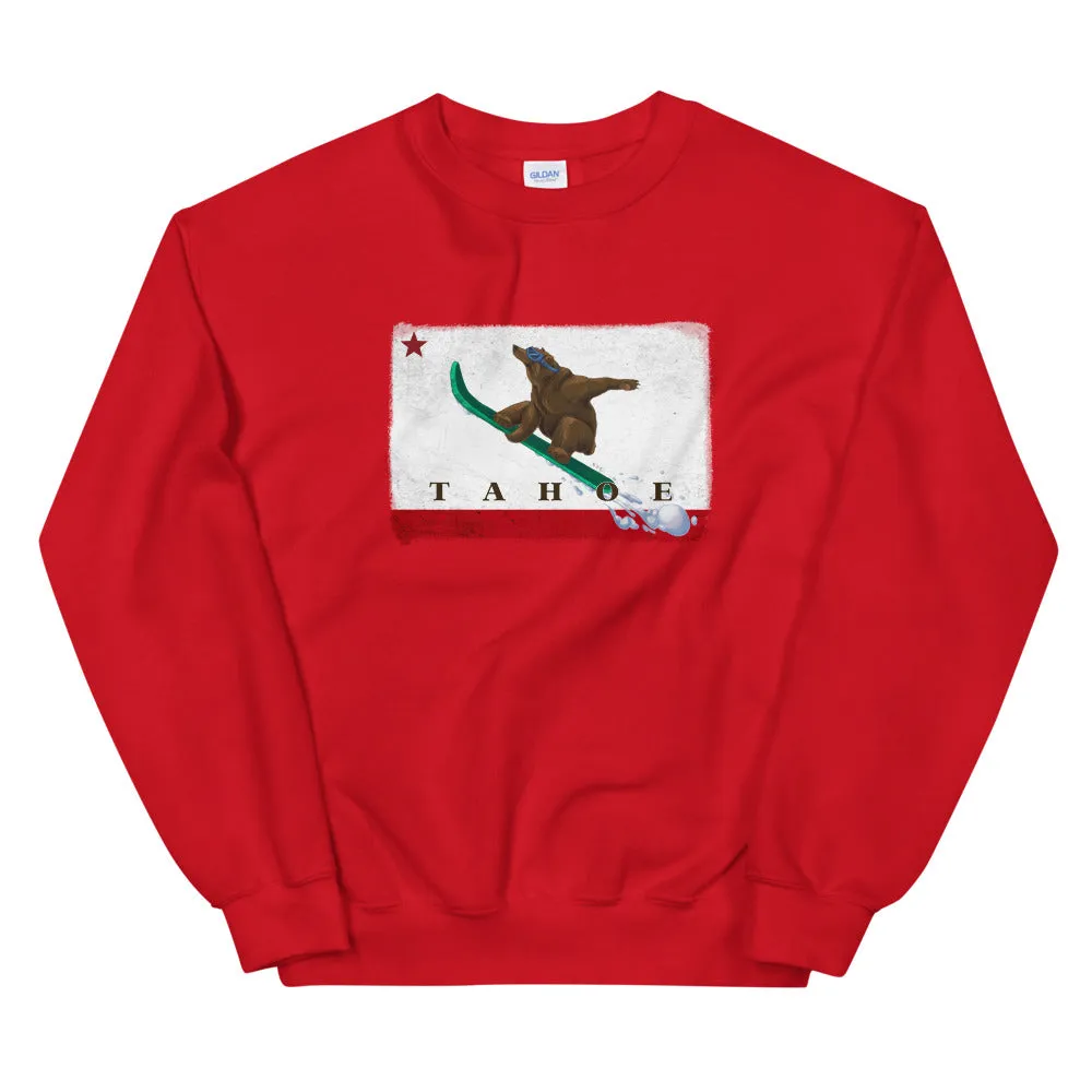 Snowboarding Grizzly Tahoe Sweatshirt