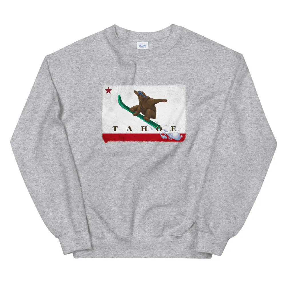 Snowboarding Grizzly Tahoe Sweatshirt