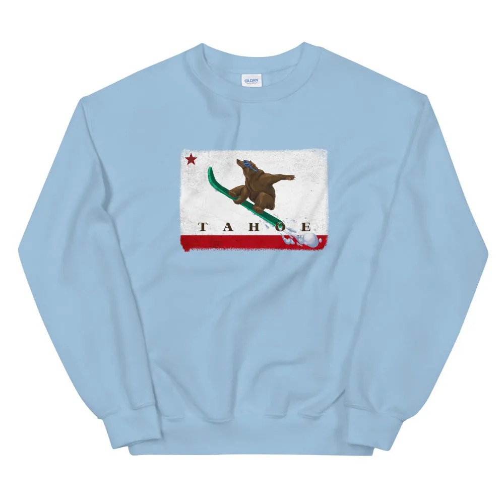 Snowboarding Grizzly Tahoe Sweatshirt