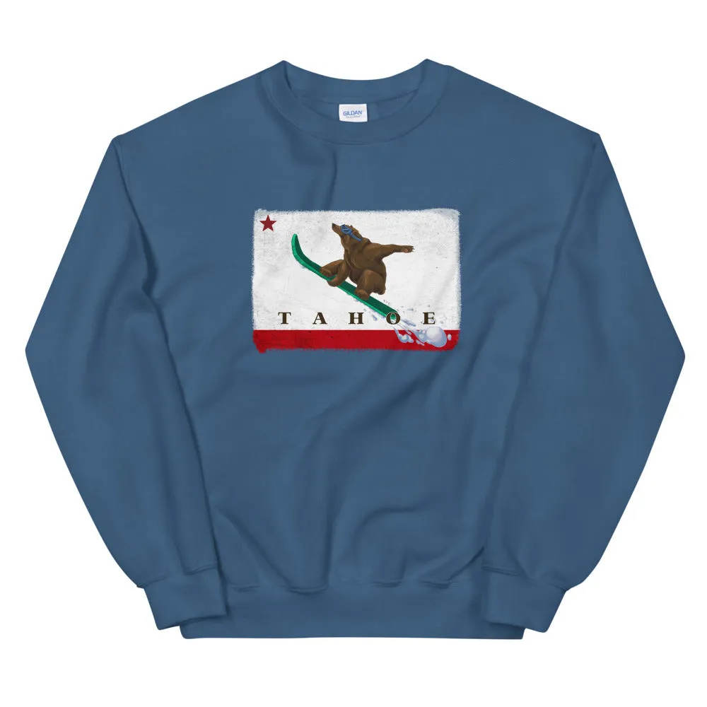 Snowboarding Grizzly Tahoe Sweatshirt