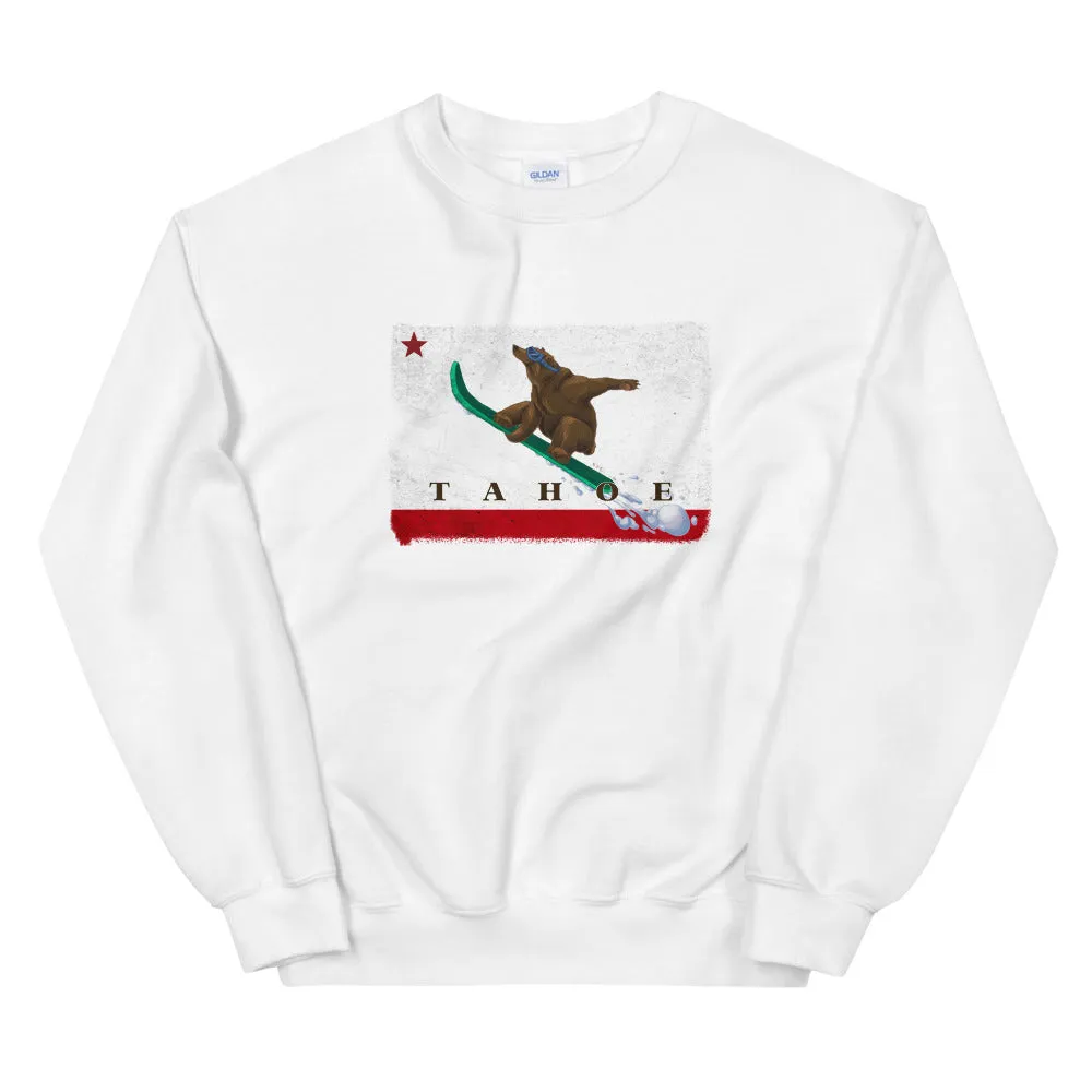 Snowboarding Grizzly Tahoe Sweatshirt