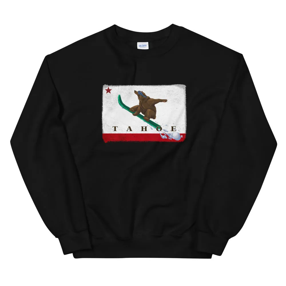 Snowboarding Grizzly Tahoe Sweatshirt